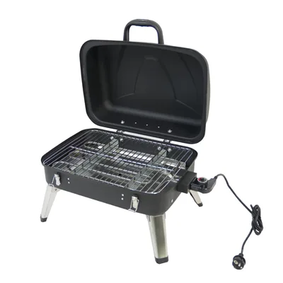 Tabletop Electric Grill - Compact Countertop BBQ for Indoor Apartment Cooking