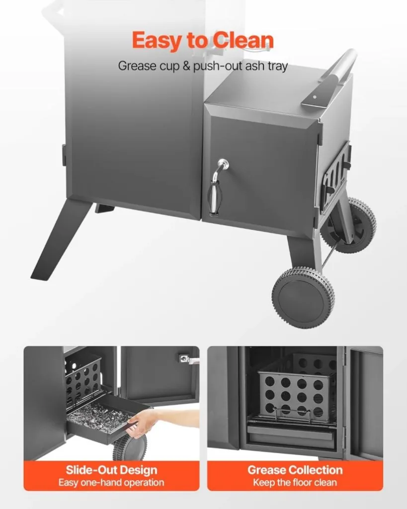 grease cup and push-out ash tray