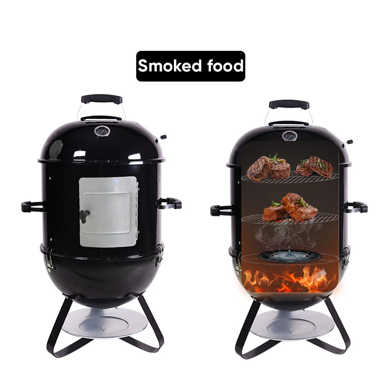 smoked food with smoker keyo bbq model