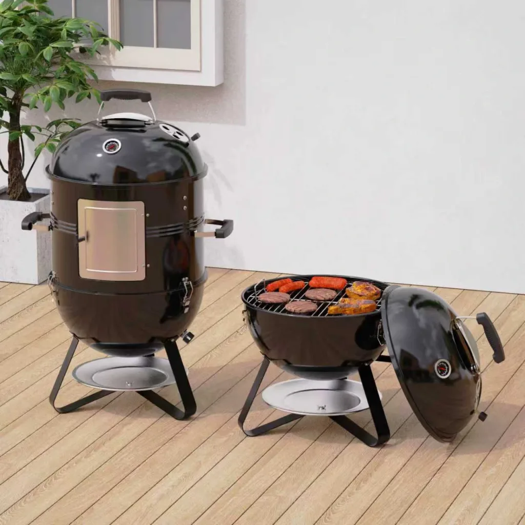 Gas BBQ with Smoker1