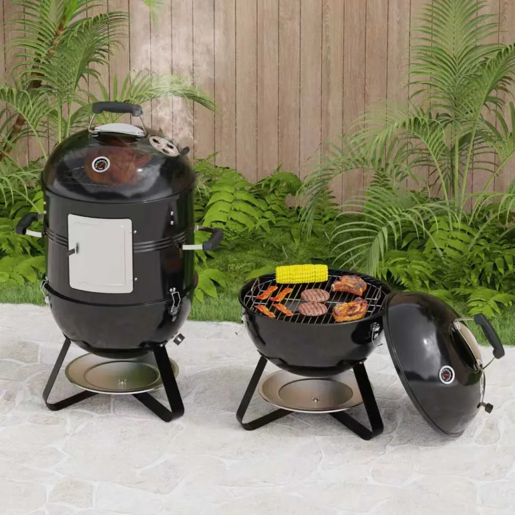 Gas BBQ with Smoker3