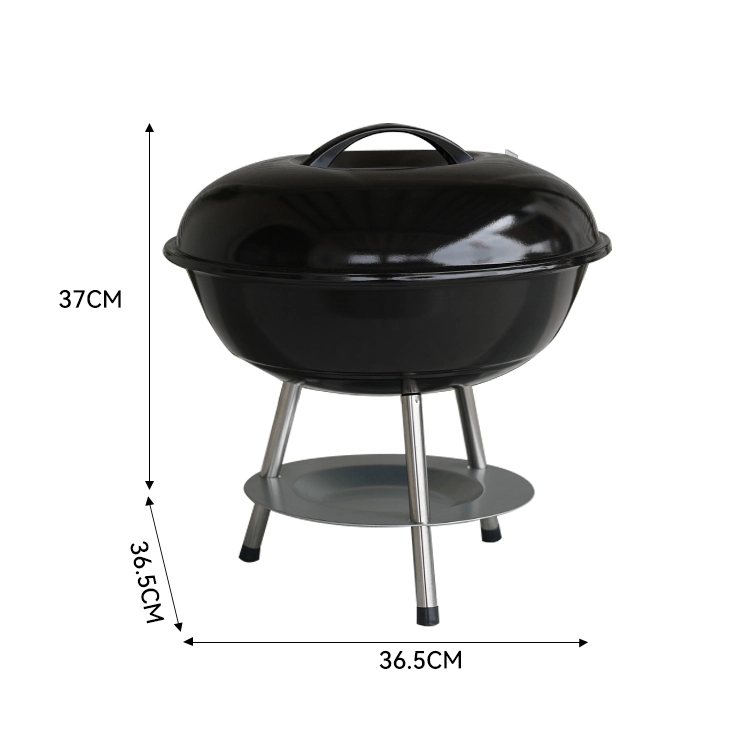 keyo bbq portable kettle size