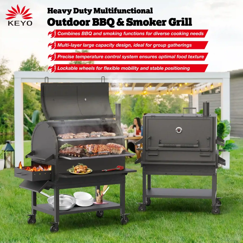 Sustainability of Grill Smoker Combos outdoor keyo bbq