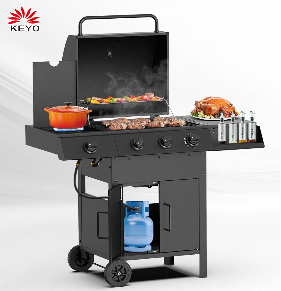 gas and charcoal grill combination keyo1
