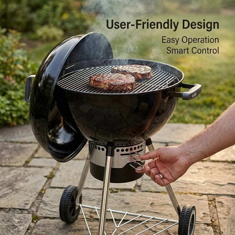 Charcoal Grill and Kettle Grill