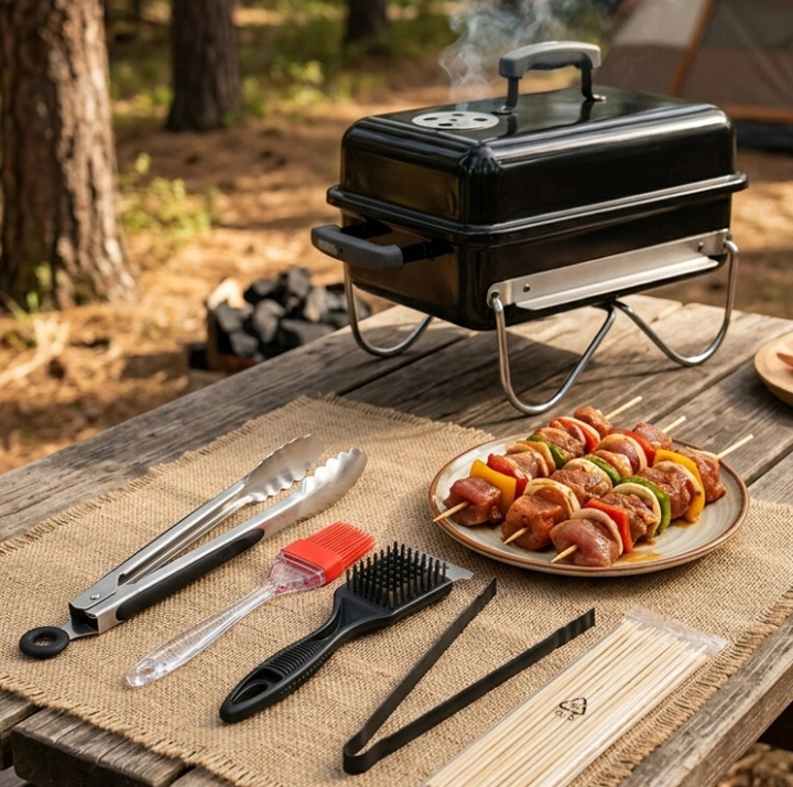Camping Charcoal Grill3
