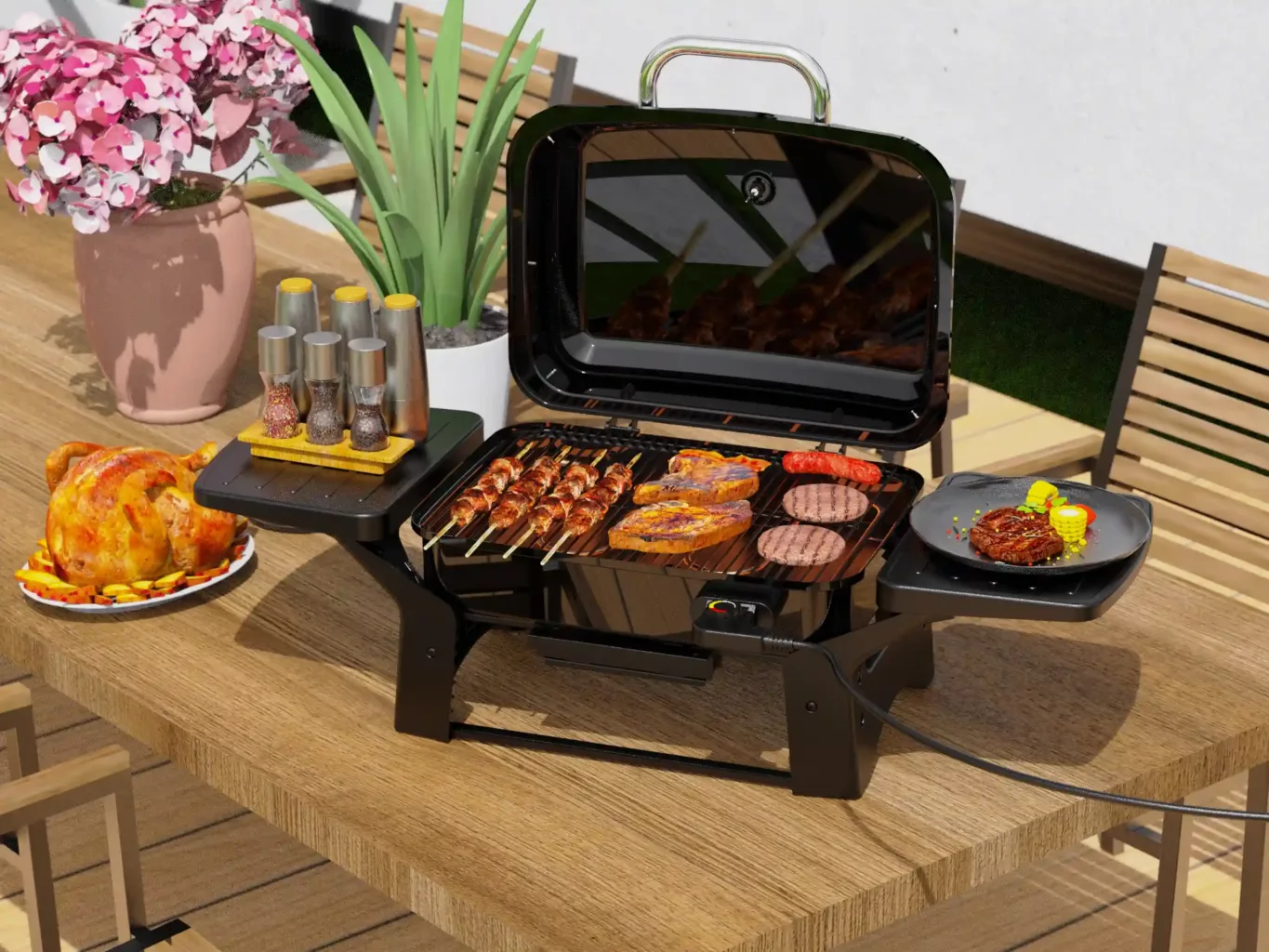 ndoor Electric Grill vs. Griddle