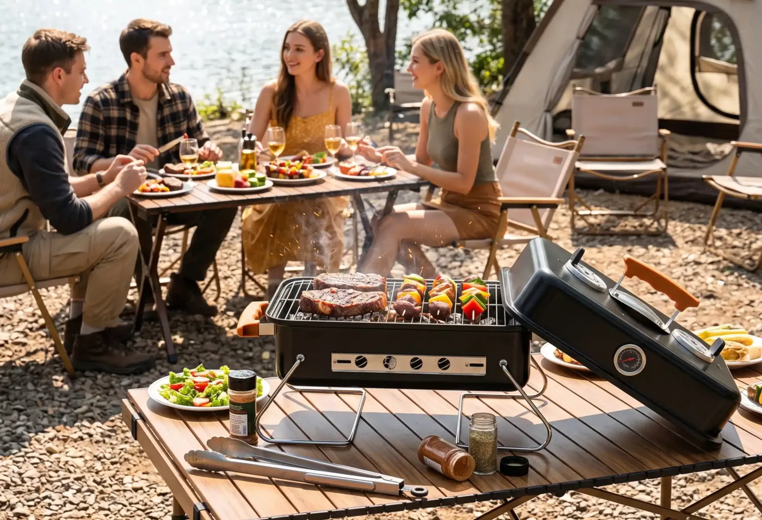 Portable Charcoal Grill