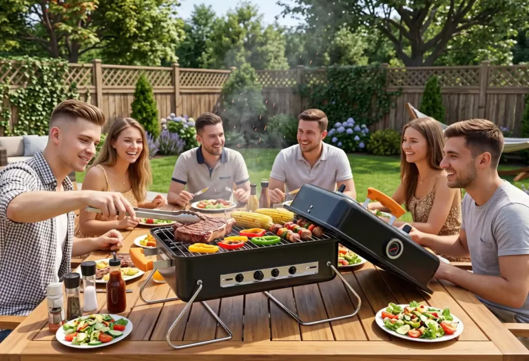 Portable Charcoal Grill Size Guide for Camping and Patios.